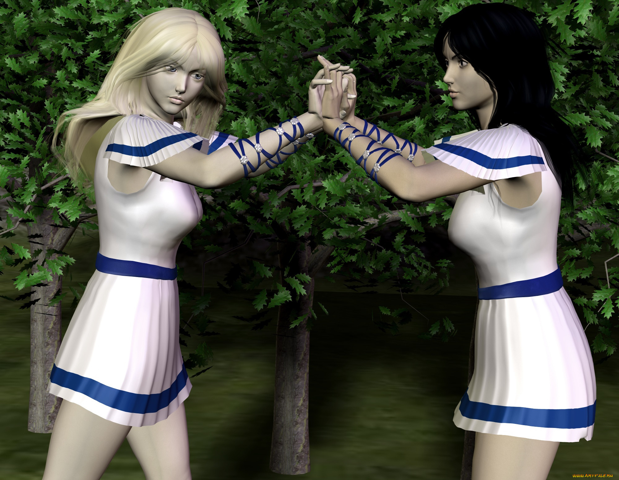 thale vs naia, 3 ,  , fantasy, , , , 